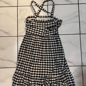 Women’s Loft petite checkered summer dress